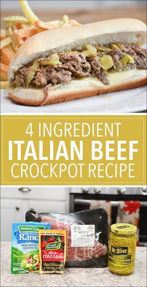 Italian Beef Crockpot Recipe, Crock Pot Italian Beef, Italian Beef Recipe, Italian Beef Crockpot, Crock Pot Italian, Italian Beef Recipes, Beef Crockpot, Slow Cooker Italian Beef, Roast Beef Sandwich