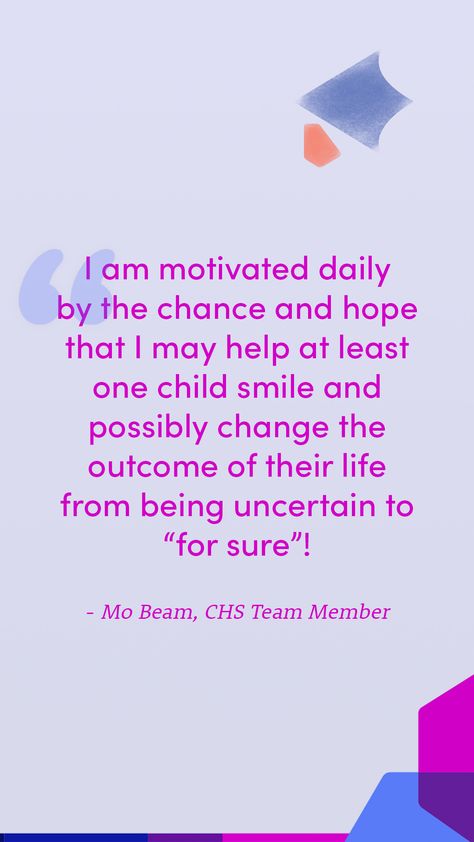 I am motivated daily by the chance and hope that I may help at least one child smile and possibly change the outcome of their life from being uncertain to “for sure”! We are so grateful for all #SocialWorkers! Become a social worker at chsnc.org #SocialWorkMonth #SWGenerationsStrong #SocialWorkStrong #SWMonth #ChangingLives #CHS4Families #MondayMotivation Childcare Worker Quotes, Quotes About Childish Behavior, Working In Childcare Quotes, Advocate For Your Child Quotes, Medically Complex Child Quotes, Child Welfare Social Work Quotes, Nanny Quotes, Social Work Month, Care Worker