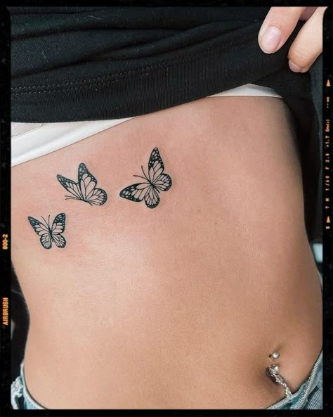 Small Butterfly Tattoos Inspiration
Baddie Tattoos Inspiration Butterfly Tattoo On Rib Cage, Western Butterfly Tattoo, Butterfly Underboob Tattoo, Butterfly Tattoo Under Breast, Butterfly Rib Tattoo, Small Butterfly Tattoos, Rib Tattoos For Women, Waist Tattoos, App Filter