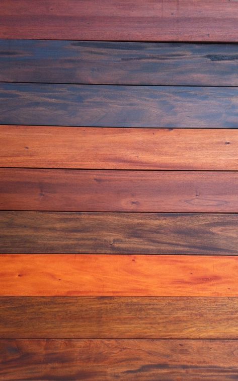 9 different stains on Genuine Mahogany.  To Learn more or order our mahogany products call 905-655-3939 or sales@greenworldlumber.com Mahogany Wood Projects, Staining Mahogany Wood, Wood Stain Color Chart, Mahogany Deck, Mahogany Wood Stain, Mahogany Decking, Wood Jig, Brick Decor, Green World