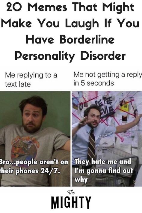 20 Memes That Might Make You Laugh If You Have Borderline Personality Disorder Border Line Personality Quotes Funny, Quotes About Borderline Personality, Boarderline Personally Quotes, Border Line Personality Quotes, Border Line Personality, Boderline Personality Disorder, Bpd Disorder, Nanowrimo 2023, Funny Therapy