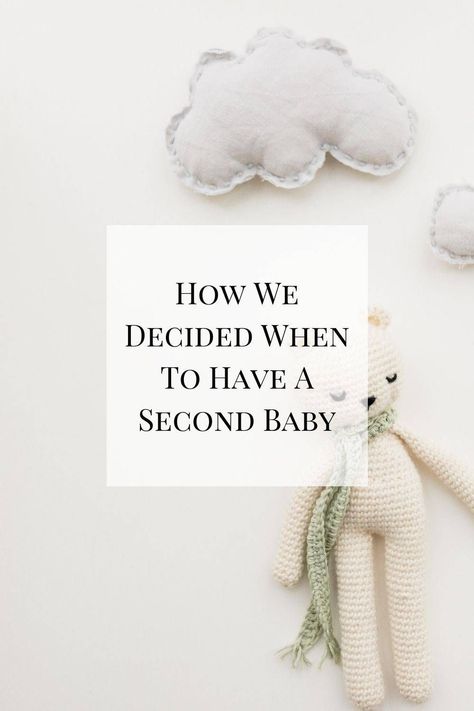 An explanation of how we decided when to have a second baby. It's different for everyone, but this was my experience. #pregnancy #secondbaby Having A Second Baby, Second Pregnancy, Mom Era, Pregnancy Journey, Inside Job, Pregnancy Stages, Second Baby, Having A Baby, Getting Pregnant