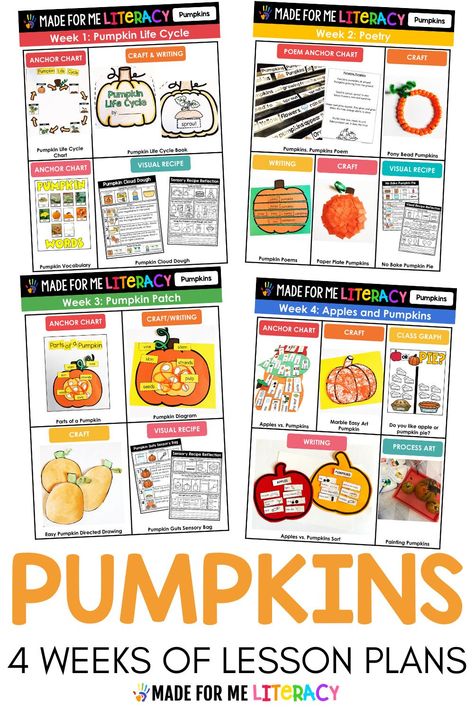 Literacy Lesson Plans, Pumpkin Life Cycle, Visual Recipes, Curriculum Mapping, Classroom Layout, Elementary School Classroom, Literacy Lessons, Classroom Technology, Elementary Classroom