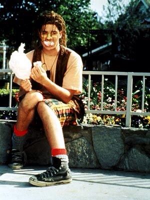 Brendan Fraser Encino Man, Brendan Fraser 90s, Encino Man, George Of The Jungle, Brendan Fraser, Male Style, I Love Cinema, Weird Stuff, Movie Stills