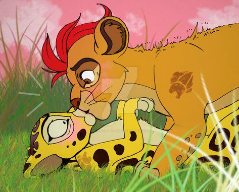 Kion X Jasiri, Lion King Fan Art, Lion Artwork, Il Re Leone, I Love Snow, Lion King Art, The Lion Guard, King Lion, Roi Lion