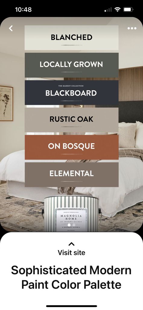 Rustic Paint Colors, Modern Paint Colors, Magnolia Paint, Cabin Bathrooms, Cabin Kitchens, Paint Color Palettes, Paint Colors For Living Room, Magnolia Homes, Locally Grown