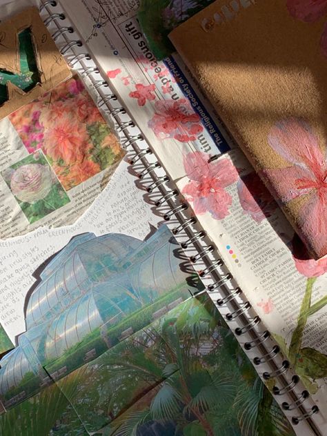 Kew Gardens Art Gcse, Aesthetic Gcse Art Sketchbook, Gcse Art Garden Theme, Title Page Art A Level, Kew Gardens Gcse Art Page, Garden Gcse Art, Gcse Art Aesthetic, Kew Gardens Aesthetic, Natural World Art Gcse