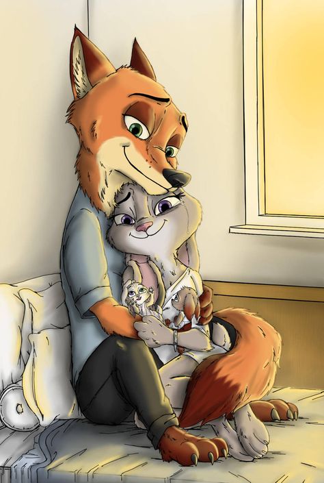 Dawn of a new life by Ziegelzeig Nick And Judy Comic, Zootopia Anime, Zootopia Fanart, Zootopia Nick And Judy, Zootopia Comic, Zootopia Art, Nick And Judy, Nick Wilde, Disney Zootopia