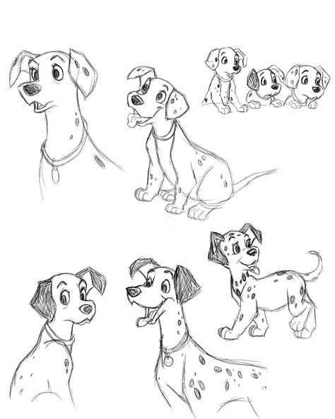 Disney Dog Drawing, Sketch Of Cartoon, Doodle Collage, Disney Character Sketches, Mickey Mouse Sketch, Princess Sketches, Dog Design Art, Sketch Practice, Cartoon Sketch