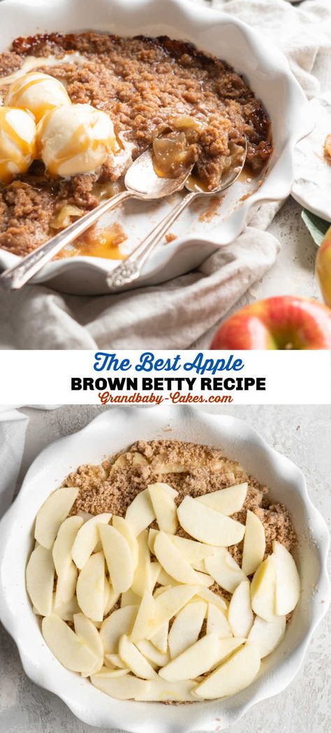 Apple Brown Betty Apple Betty Recipe, Apple Brown Betty Recipe, Brown Betty Recipe, Apple Betty, Apple Sweets, Apple Brown Betty, Meghan Wedding, Autumn Breakfast, Apple Crisps