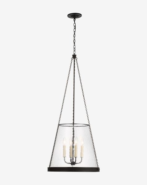 Reese Pendant – McGee & Co. Light Pendants Over Island, Light Over Island, Lights Over Island, Mcgee And Co, Mcgee & Co, Modern Light Fixtures, Pop Up Shops, Linen Shades, Custom Upholstery