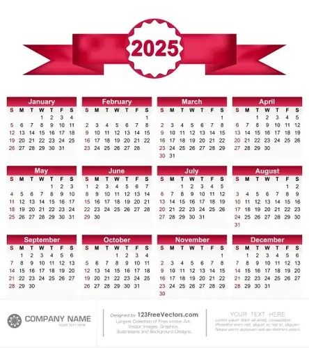 Free Calendar 2025 PDF Printable Yearly Calendar, 2020 Calendar Template, Printable Calendar 2020, Calendar Vector, 2017 Calendar, Annual Calendar, Free Calendar, Calendar 2020, Monthly Calendar Printable