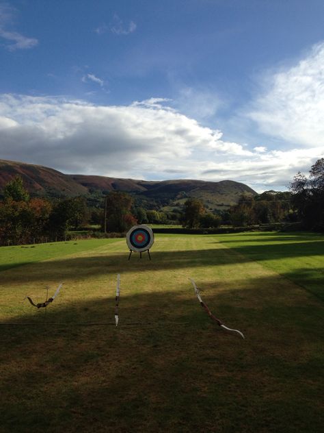 Archery Archery Field, Horseback Archery Aesthetic, Archery Sport Aesthetic, Archery Aesthetic, Archery Range Rennaisance, Archery Target Backstop, Archery Range, Archery Target, Camp Half Blood