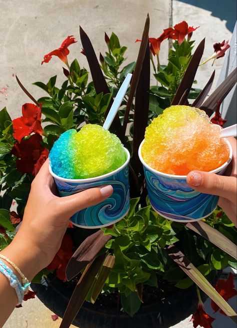 Shave Ice Aesthetic, Shaved Ice Aesthetic, Sno Cone Flavor Combinations, Coconut Gurl Pfp, Hawaii Shaved Ice Aesthetic, Hawaii Shaved Ice, Ice Aesthetic, Ice Cream Cup, Snow Cones