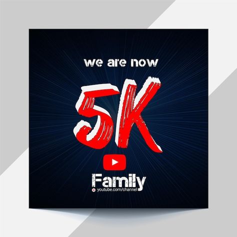 Thank you 5k subscribers and followers p... | Premium Vector #Freepik #vector #thank-you #thank-you-card #youtube-banner #subscribers 5k Subscribers Thank You Youtube, 5k Youtube Subscribers, 5k Subscribers Thank You, 5k Subscribers Youtube, 5k Subscribers, Thank You Video, Allah Loves You, Thank You Template, Camera Wallpaper