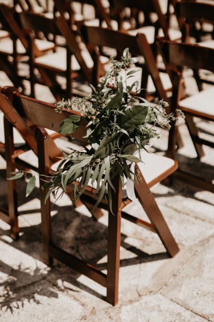 Wood Folding Chair Wedding, Brown Chairs Wedding Ceremony, Wood Chairs Wedding Ceremony, Brown Wedding Chairs, Brown Chairs Wedding, Wood Wedding Chairs, Wooden Chairs Wedding, Woods Wedding Ceremony, Outside Wedding Ceremonies