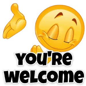 Youre Welcome Images, Emoji Chart, Welcome Images, Emoji Symbols, Emoji Images, Cute Good Morning Quotes, Sticker Packs, Cute Good Morning, Come Here