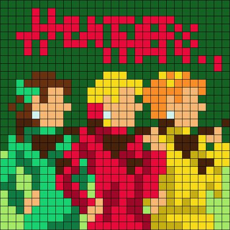 Heathers 29x29 Perler Bead Pattern | Bead Sprites | Misc Fuse Bead Patterns Stuff To Do When Bored, Kandi Inspo, Kandi Perler, Fuse Bead Patterns, Perler Bead Designs, Pattern Maker, Bead Sprite, Kandi Patterns, Photo Pattern