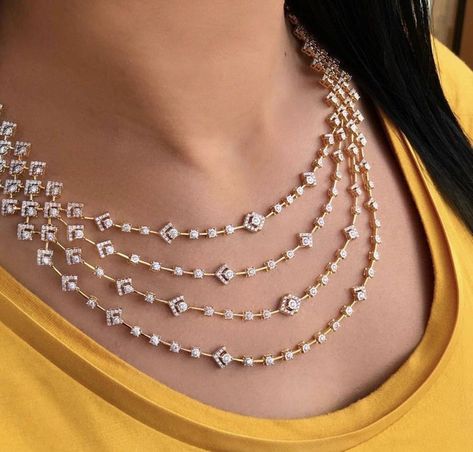 Tanishq Jewellery Diamonds, Tanishq Jewellery Gold Necklaces Bridal, Diamond Necklace Elegant, Long Diamond Necklace, Pearl Diamond Necklace, Diamond Necklace Pendant, Diamond Necklace Indian, Beautiful Diamond Necklace, Bridal Diamond Necklace