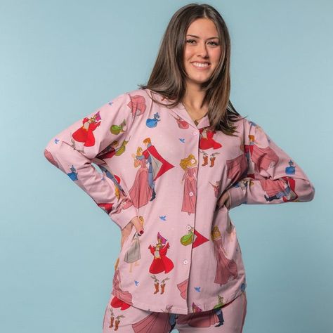 Disney Pajamas For Women, Aurora Prince Phillip, Disney Princess Aurora, Disney Pajamas, Prince Phillip, Princess Aurora, Disney S, Pj Sets, Print Pattern