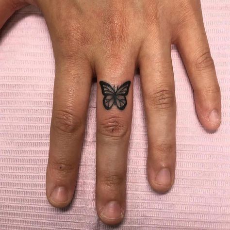 Cover Up Finger Tattoos, Tattoo Future, Daisy Tattoos, Middle Finger Tattoos, Coffee Orders, Wrist Tattoo Cover Up, Tiny Finger Tattoos, Butterfly Hand Tattoo, Cute Finger Tattoos