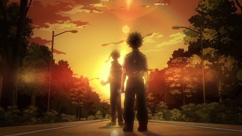 Yagi Toshinori (All Might) and Midoriya Izuku (Deku) United States Of Smash, Tomura Shigaraki, Academia Wallpaper, All Might, Anime Screenshots, Do Not Fear, Training Camp, Action Poses, Izuku Midoriya