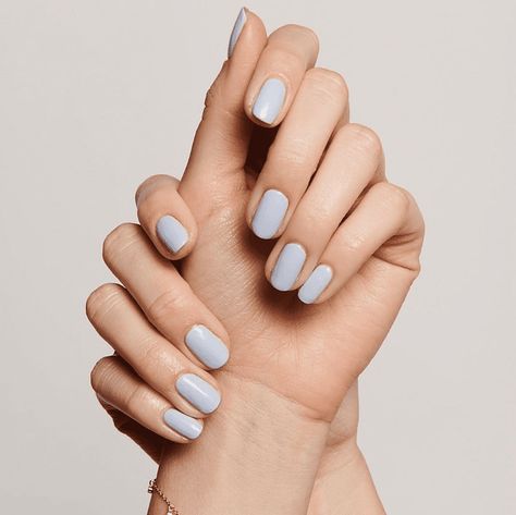 Everything You Need to Know About Getting a Gel Manicure Gel Nail Manicure, Wedding Nail Polish, Light Blue Nails, Nagellack Trends, Olive And June, Best Nail Polish, Long Lasting Nails, Short Nail Designs, Nail Polish Designs