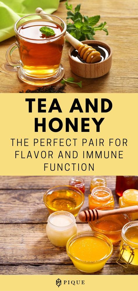 Honey Tea Recipe, Honey Lemon Tea, Homemade Tea Recipes, Pique Tea, Honey Drink, Milk Tea Recipes, Spearmint Tea, Healthy Honey, Homemade Tea