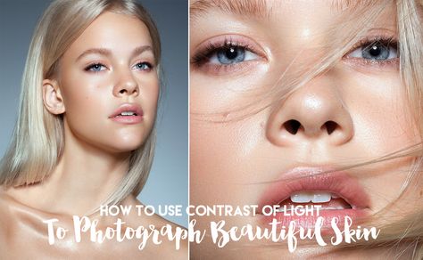 Master Beauty Photography, Studio Lighting, Beauty Photography: Lighting Lesson: How To Use Contrast of Light To Photograph Beautiful Skin Skin Photography, Model Citizen, Editorial Hair, Editorial Shoot, Beauty Shoot, Makeup Forever, Beauty Editorial, Studio Lighting, Spring Trends