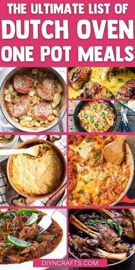 Le Creuset French Oven, Dutch Oven Pork Chops Recipes, Quick Dutch Oven Recipes, One Pot Dutch Oven Meals, Dutch Oven Soups, Dutch Oven Pasta, Roast Dutch Oven, Cast Iron Dutch Oven Recipes, Dutch Oven Pork Chops