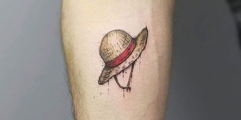 Straw Hat Tattoo, Hat Tattoo, Straw Hats, Straw Hat, Tattoo Ideas, Straw, One Piece