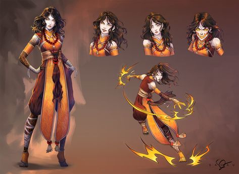 Monk Dnd, Fire Elemental, Npc Ideas, Fire Element, Freelance Artist, Character Sheet, Sci Fi Art, Dnd Characters, Fantasy Character Design