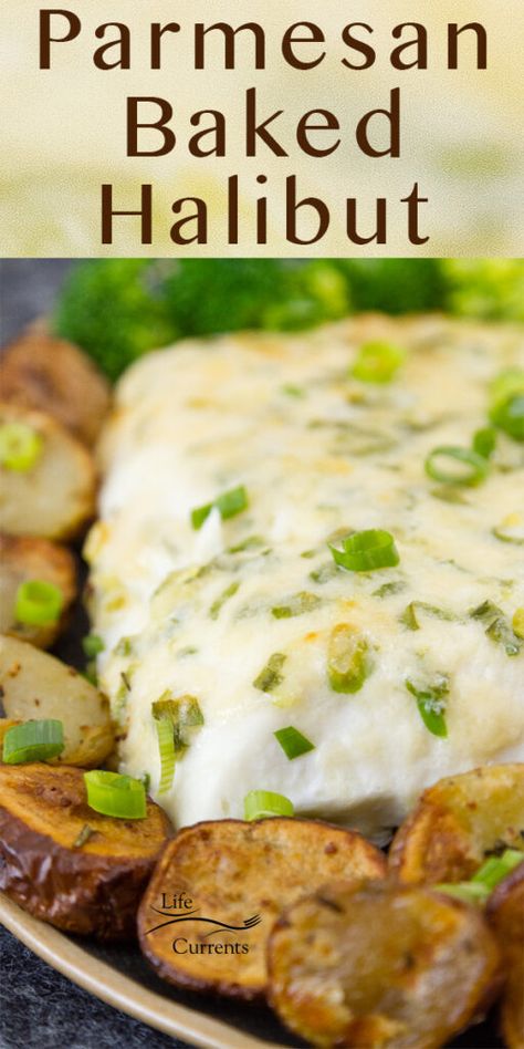 Lake Recipes, Halibut Recipes Baked, Seafood Cravings, Baked Halibut, Ninja Grill, Halibut Recipe, Potatoes And Broccoli, Fish Board, Sea Foods