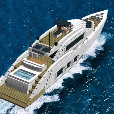 Slanted Windows, Lego Bus, Lego Mansion, Lego Boat, Yatch Boat, Classic Sailboat, Sport Yacht, Lego Ship, Amazing Minecraft