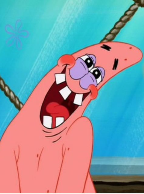 Funny Spongebob Faces, Robin Williams Art, Patrick Star Funny, Funny Patrick, Spongebob Funny Pictures, Spongebob Pics, Spongebob Cartoon, Spongebob Painting, Spongebob Funny