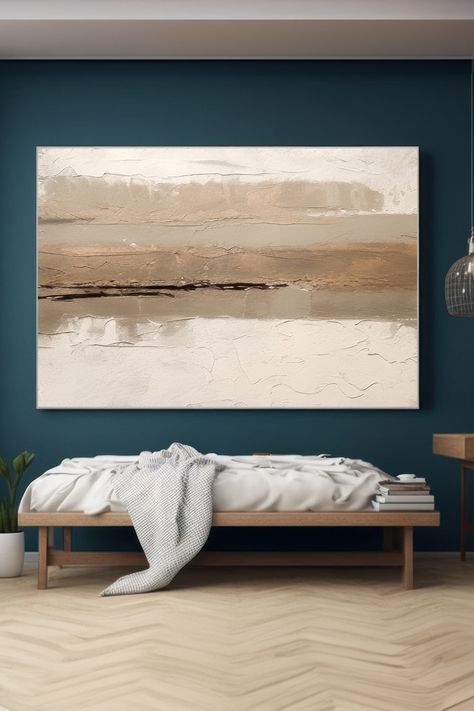 Original handmade textured abstract painting featuring layers of beige and cream tones with rich textures and subtle contrasts Textured Abstract Painting, Beige Wall Art, Beige Wall, Beige Tones, Subtle Elegance, Beige Walls, Art Original, Unique Pieces, Art Nouveau