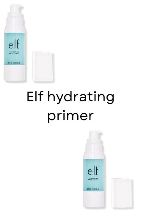 Elf Hydrating Primer; Hydrating and Long-Lasting! 
#skincare #makeup #elf Primer Hydrating, Primer Makeup, Hydrating Primer, Long Lasting Makeup, Face Hydration, Makeup Primer, Face Primer, Skincare Makeup, Smooth Skin