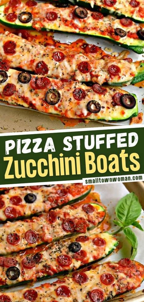 Super Quick Dinner, Zucchini Boat Recipes, Green Diet, Stuffed Zucchini Boats, Zucchini Pizzas, Stuffed Zucchini, Zucchini Boats, Boiled Egg Diet Plan, Low Carb Dinner Recipes