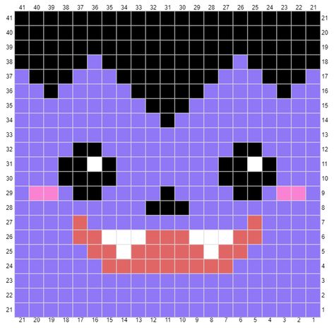 Simple C2c Crochet Pattern Free, C2c Halloween Graphs, Halloween C2c Crochet Pattern, Vampire Pixel Art, Halloween Tapestry Crochet, C2c Halloween, Vampire Pattern, Halloween Pixel Art, Dark Crochet