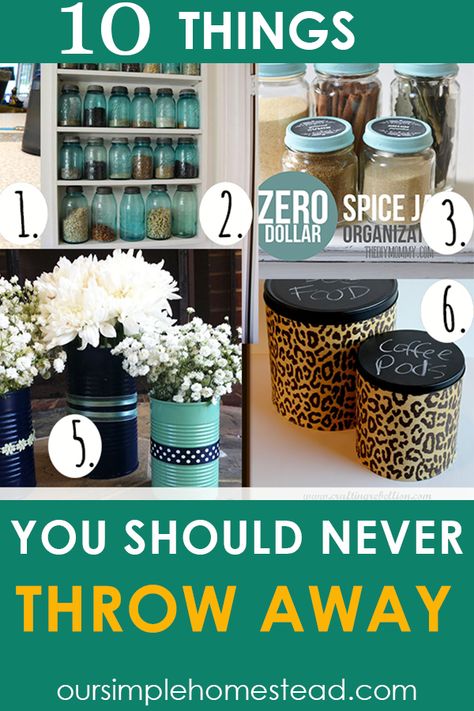 Don’t Throw Me Away If you’re like me, you have a drawer or cupboard overflowing with extra jars, containers, and bottles.  #homesteading #simpleliving #homesteadlife #homesteader #livingsimple #frugalliving #homemaking #urbanhomesteading #backyardfarming Reuse Plastic Containers, Homemade Ranch Dip, Reuse Containers, Reuse Recycle Repurpose, Recycle Crafts Diy, Diy Recycled Projects, Homesteading Diy, Ranch Dip, Homemade Ranch