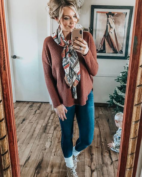 Clareptolemy on Instagram: “The temperature has dropped in the mornings which means it’s cold enough to bust out my wild rags.  They are a great accessory to make a…” Wild Rags Outfits, Wild Rags, Wild Rag, Winter Weather, Country Style, What To Wear, My Style, How To Wear, On Instagram