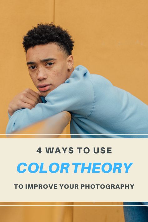 instantly improve your portrait photography with color theory! how to apply 4 easy tips at your next photoshoot. Color Theory Photography, Colour Wheel Theory, Colorful Portrait Photography, Improve Photography, Portrait Photography Tips, Photography Resources, Self Portrait Photography, Creative Portrait Photography, Unsung Hero