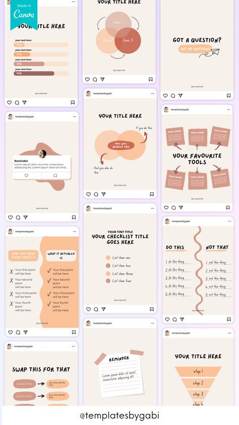 Social Media Templates Educational Instagram Post Template, Notebook Instagram Post, Instagram Feed Education, Coaching Instagram Feed, Instagram Canva Template, Social Media Content Design, Content Template, Engagement Social Media, Canva Social Media Templates