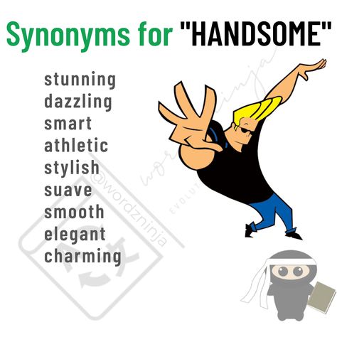 Useful synonyms for “HANDSOME” to use in daily conversations as well as for IELTS/GRE 🤩  Tag your handsome friends in comments 😜 . . #ielts #english #britishenglish #americanenglish #ieltstest #ieltspreparation #ieltsexam #ieltsvocab #ieltsvocabulary #advancedvocabulary #words #idioms #phrases #wordoftheday #vocaboftheday #ninjatechnique #wordzninja Handsome Synonyms Words, Handsome Synonyms, Synonyms For Handsome, Vocabulary Expansion, Language Notes, English Synonyms, Synonyms For Awesome, Ielts English, Your Handsome