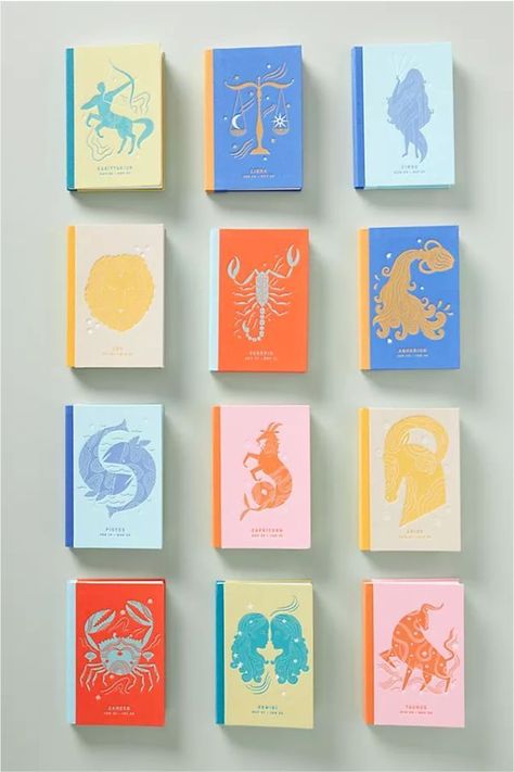 30 Best Zodiac Sign Gifts for the Astrology Obsessed 2021 Anthropologie Office, Zodiac Notebook, Aquarius And Scorpio, Pisces And Capricorn, Capricorn And Taurus, Zodiac Journal, Zodiac Cards, Best Zodiac Sign, Astrology Gift