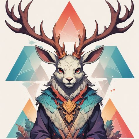 Jackalope King. #jackalope #deer #mythology Deer Mythology, Fantasy Races, Character Inspo, Dnd Characters, Deer, On Instagram, Quick Saves, Clothes, Instagram