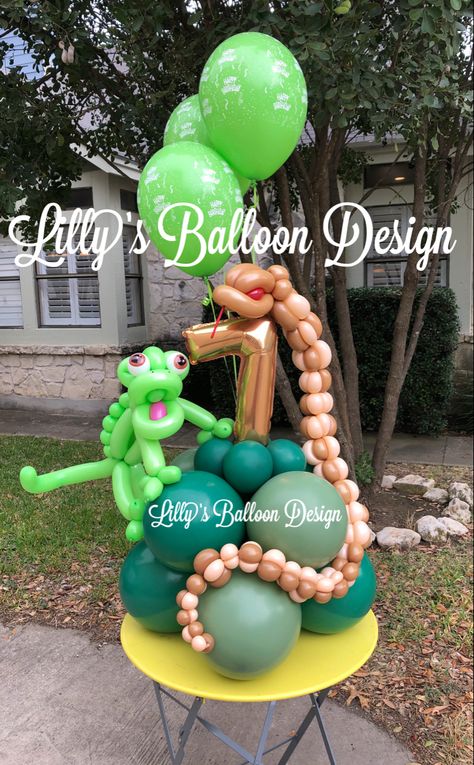 #thisisseven #snake #lizard #reptile #nature #lillysballoondesign #party #decor #surprise #happybirthday #turtle #balloons #family #food #memories #balloondecorations #pet #balloonscultpure #texasevents #sanantonio #exotic #giving #boa #love #SA Reptile Birthday Party, Reptile Party, Birthday Party Balloons, Balloon Design, Family Food, 9th Birthday, 8th Birthday, Party Balloons, Balloon Decorations