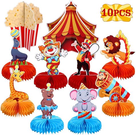 ISO REQUEST CARNIVAL CIRCUS THEME Price: $12.99 & FREE Returns + Coupon Save an extra 5% when you apply COUPON! #AD https://www.amazon.com/Outus-Centerpieces-Carnival-Party-Party-Favors-Decorations/dp/B0899QQGBC/ref=as_li_ss_tl?crid=RM5EY66VA4R&dchild=1&keywords=carnival+theme+party+decorations&qid=1597103601&sprefix=carnival+theme+,aps,227&sr=8-34&linkCode=sl1&tag=randiowsley-20&linkId=96c054b9ad56f6a8a4d16a4160d119af&language=en_US Circus Party Centerpieces, Circus Centerpieces, Carnival Centerpieces, Kids Party Centerpieces, Carnival Party Favors, Carnival Theme Party, Carnival Party Decorations, Circus Party Decorations, Circus Carnival Party