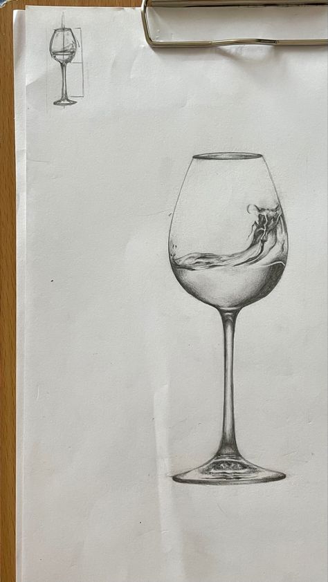 Wine Glass Drawing, Glass Drawing, Art To Make, What To Draw, Room Art, Painting Canvas, Martini Glass, Acrylic Painting Canvas, Art Room