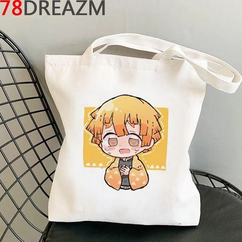 Shopee Demon Slayer Canvas, Anime Tote Bag, Hot Anime, Eco Bag, Jute Bags, Canvas Tote, Demon Slayer, Tote Bags, Reusable Tote Bags